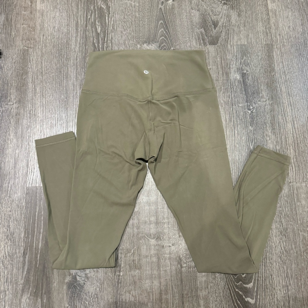 Lululemon Athletica Olive Green Leggings